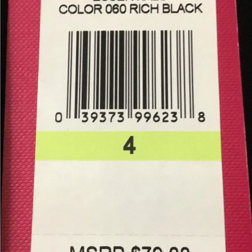 Black slacks.